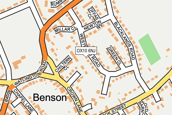 OX10 6NJ map - OS OpenMap – Local (Ordnance Survey)