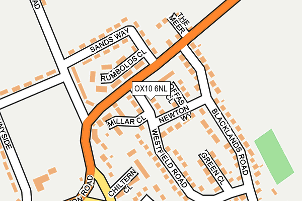 OX10 6NL map - OS OpenMap – Local (Ordnance Survey)