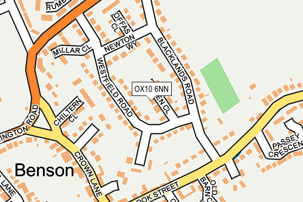 OX10 6NN map - OS OpenMap – Local (Ordnance Survey)