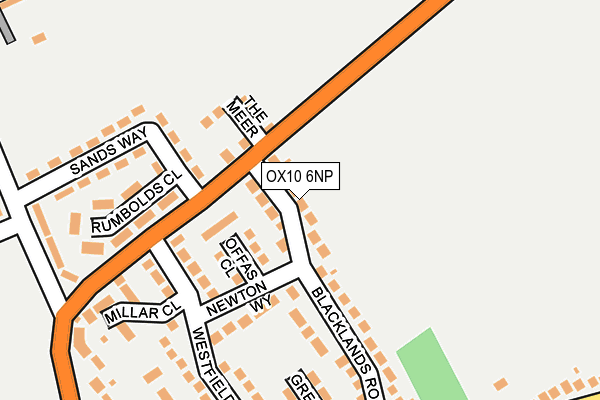 OX10 6NP map - OS OpenMap – Local (Ordnance Survey)