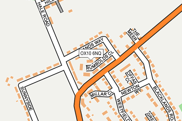 OX10 6NQ map - OS OpenMap – Local (Ordnance Survey)