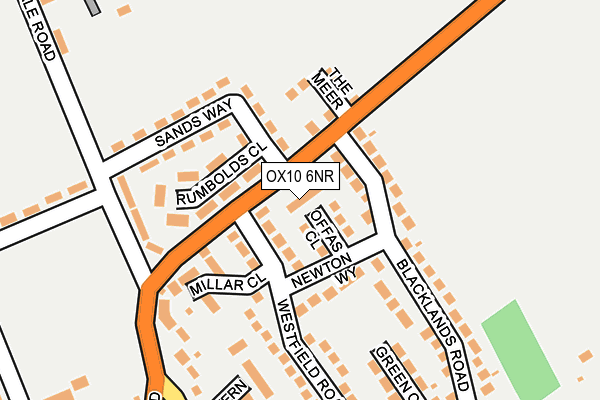 OX10 6NR map - OS OpenMap – Local (Ordnance Survey)