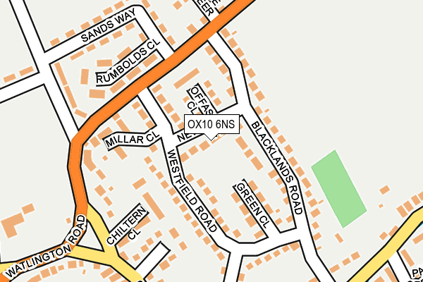 OX10 6NS map - OS OpenMap – Local (Ordnance Survey)