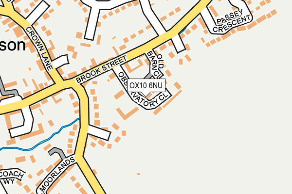 OX10 6NU map - OS OpenMap – Local (Ordnance Survey)
