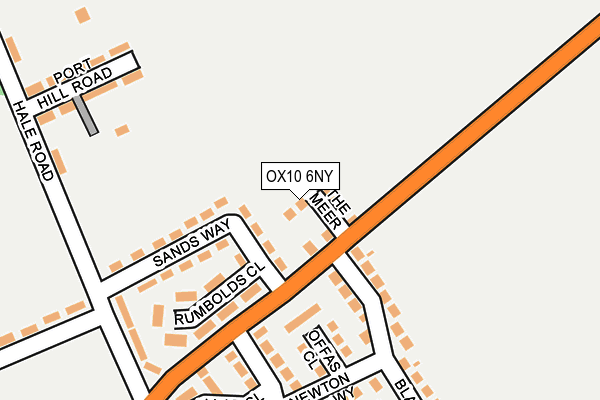 OX10 6NY map - OS OpenMap – Local (Ordnance Survey)