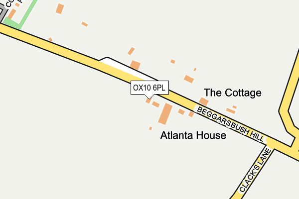 OX10 6PL map - OS OpenMap – Local (Ordnance Survey)