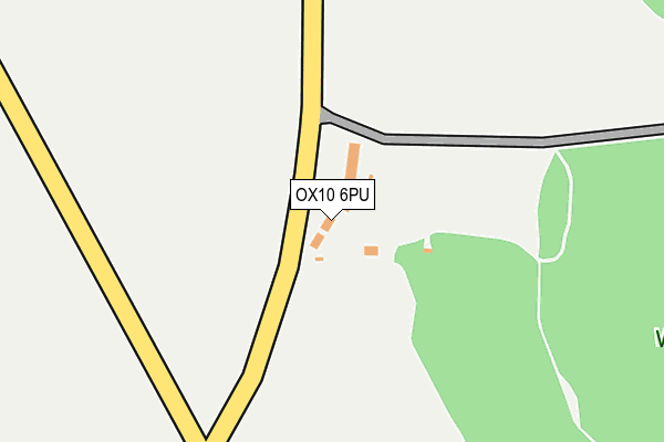 OX10 6PU map - OS OpenMap – Local (Ordnance Survey)