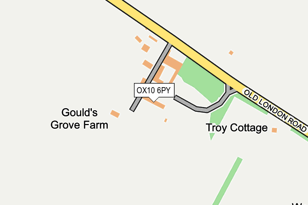 OX10 6PY map - OS OpenMap – Local (Ordnance Survey)