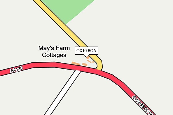 OX10 6QA map - OS OpenMap – Local (Ordnance Survey)