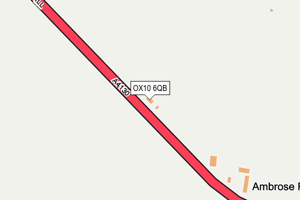 OX10 6QB map - OS OpenMap – Local (Ordnance Survey)