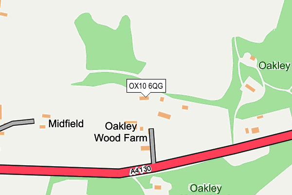 OX10 6QG map - OS OpenMap – Local (Ordnance Survey)