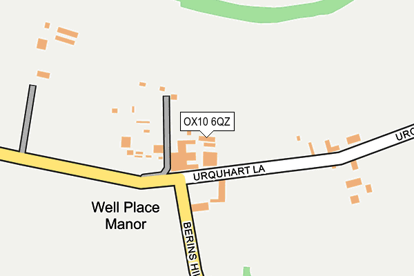 OX10 6QZ map - OS OpenMap – Local (Ordnance Survey)