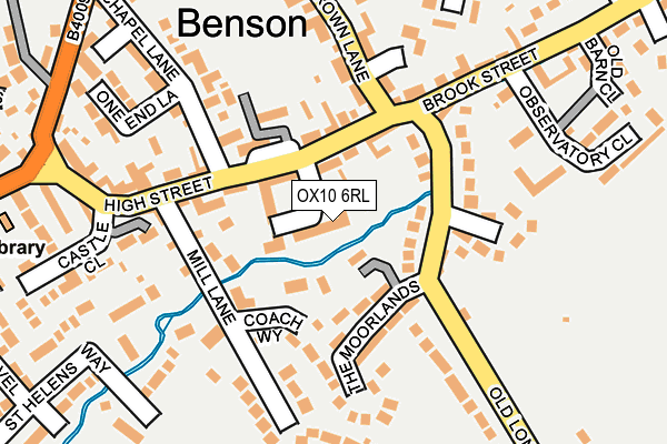 OX10 6RL map - OS OpenMap – Local (Ordnance Survey)