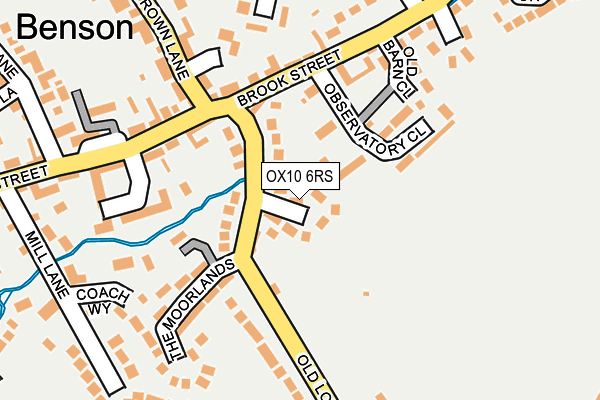 OX10 6RS map - OS OpenMap – Local (Ordnance Survey)