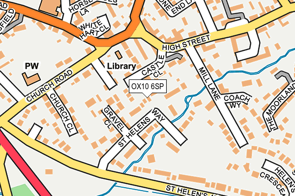 OX10 6SP map - OS OpenMap – Local (Ordnance Survey)