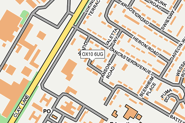 OX10 6UG map - OS OpenMap – Local (Ordnance Survey)