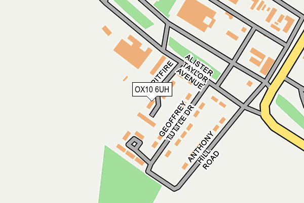 OX10 6UH map - OS OpenMap – Local (Ordnance Survey)