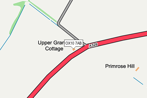 OX10 7AB map - OS OpenMap – Local (Ordnance Survey)