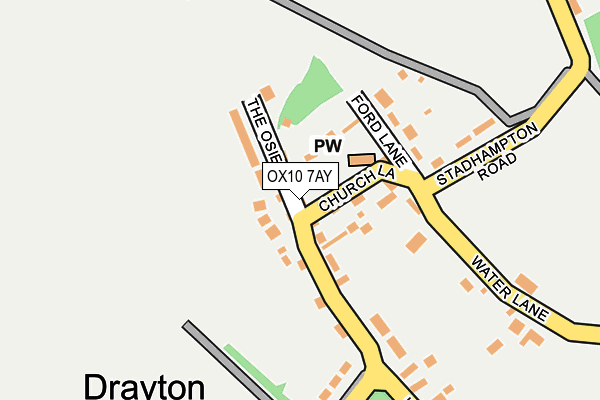 OX10 7AY map - OS OpenMap – Local (Ordnance Survey)