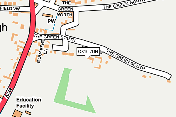 OX10 7DN map - OS OpenMap – Local (Ordnance Survey)