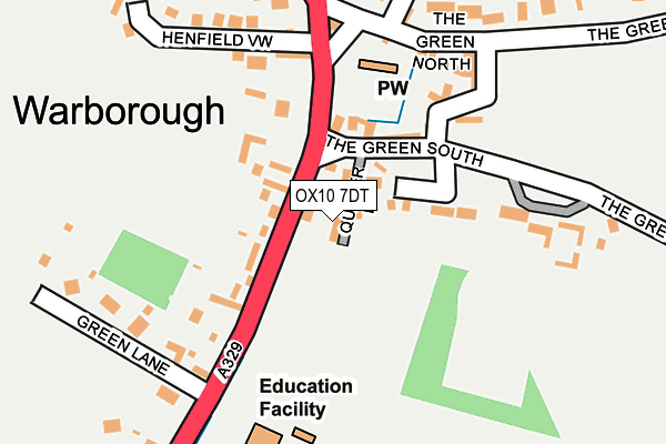 OX10 7DT map - OS OpenMap – Local (Ordnance Survey)