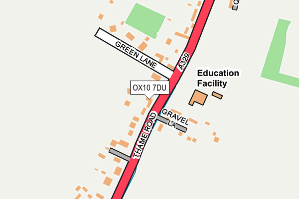 OX10 7DU map - OS OpenMap – Local (Ordnance Survey)