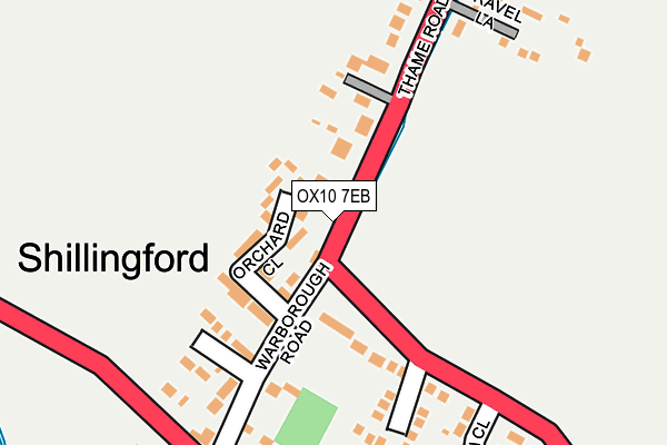 OX10 7EB map - OS OpenMap – Local (Ordnance Survey)