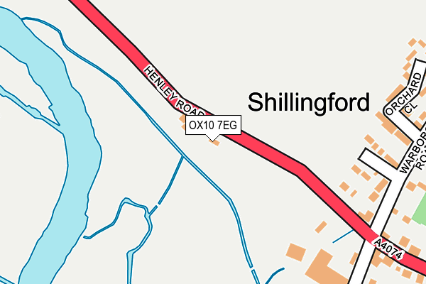 OX10 7EG map - OS OpenMap – Local (Ordnance Survey)