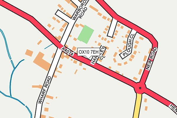OX10 7EH map - OS OpenMap – Local (Ordnance Survey)