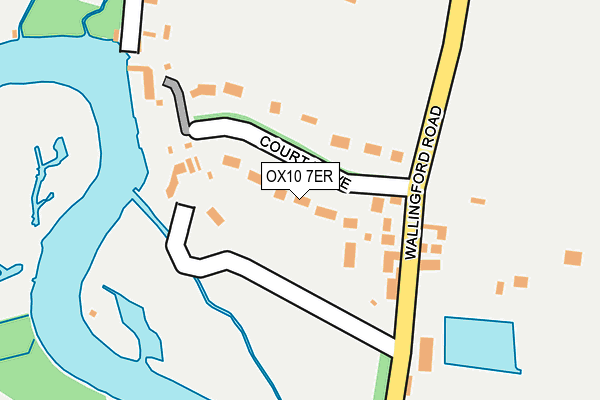 OX10 7ER map - OS OpenMap – Local (Ordnance Survey)