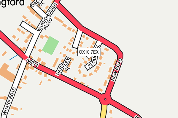 OX10 7EX map - OS OpenMap – Local (Ordnance Survey)