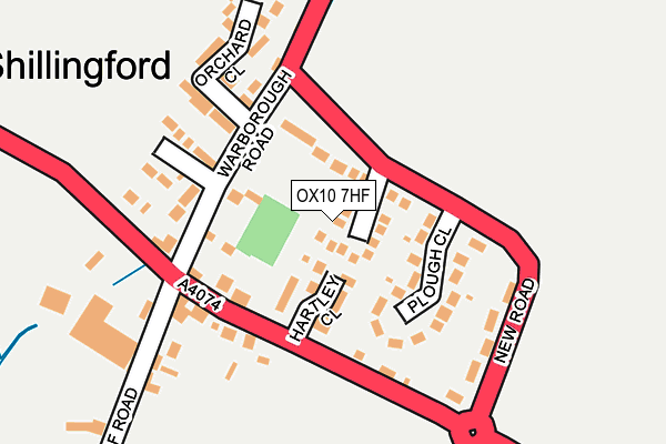 OX10 7HF map - OS OpenMap – Local (Ordnance Survey)