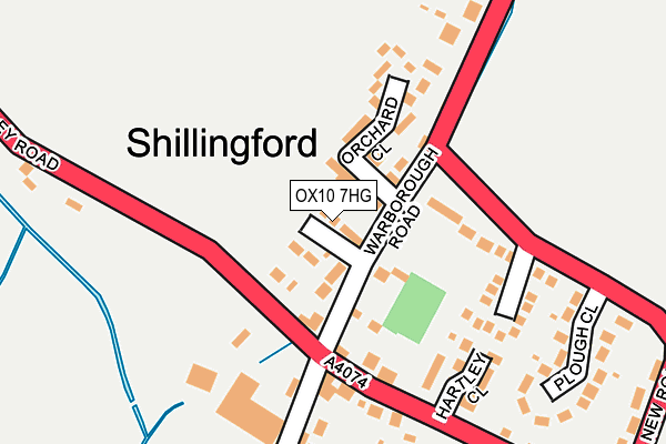 OX10 7HG map - OS OpenMap – Local (Ordnance Survey)