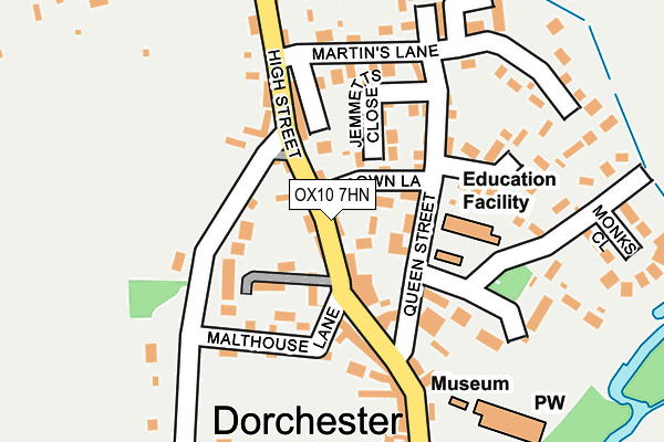 OX10 7HN map - OS OpenMap – Local (Ordnance Survey)