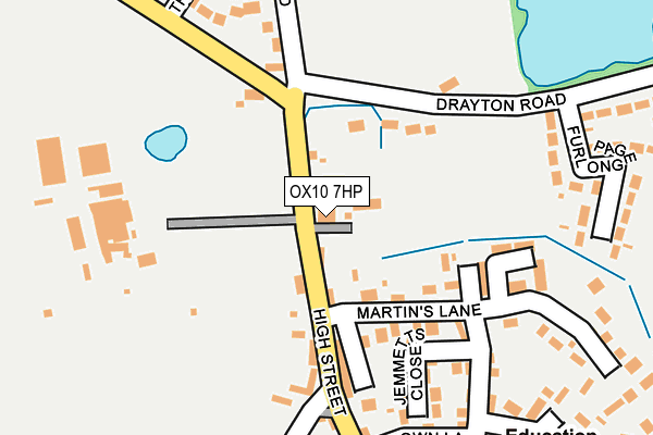 OX10 7HP map - OS OpenMap – Local (Ordnance Survey)