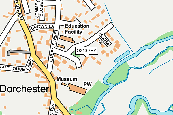 OX10 7HY map - OS OpenMap – Local (Ordnance Survey)