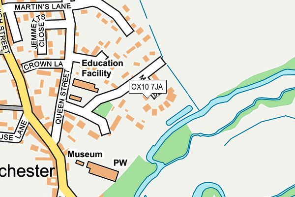 OX10 7JA map - OS OpenMap – Local (Ordnance Survey)