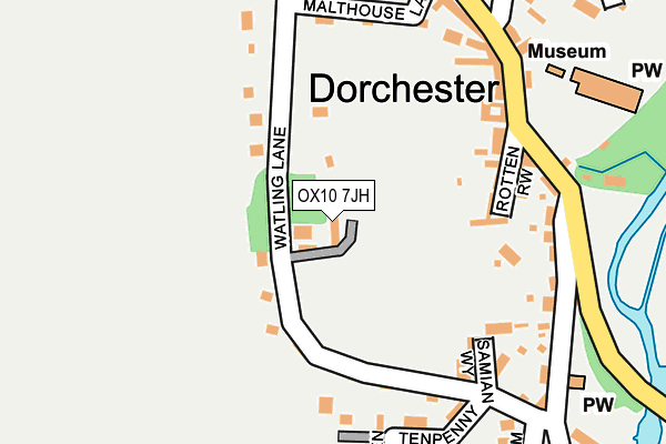 OX10 7JH map - OS OpenMap – Local (Ordnance Survey)