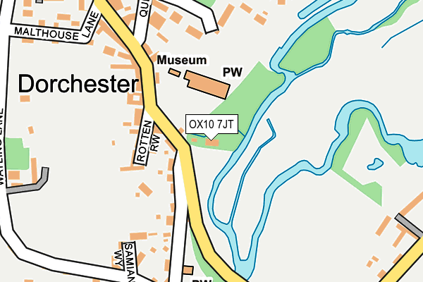 OX10 7JT map - OS OpenMap – Local (Ordnance Survey)