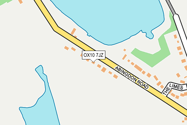 OX10 7JZ map - OS OpenMap – Local (Ordnance Survey)