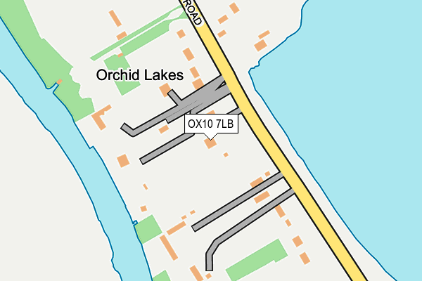 OX10 7LB map - OS OpenMap – Local (Ordnance Survey)