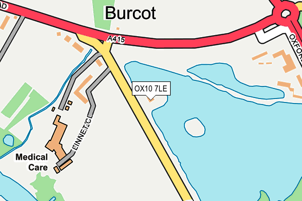 OX10 7LE map - OS OpenMap – Local (Ordnance Survey)