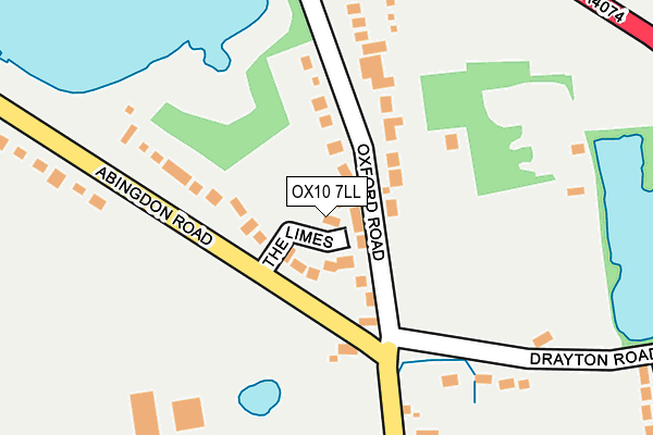 OX10 7LL map - OS OpenMap – Local (Ordnance Survey)