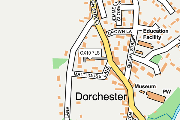 OX10 7LS map - OS OpenMap – Local (Ordnance Survey)