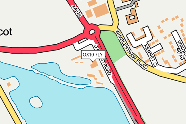 OX10 7LY map - OS OpenMap – Local (Ordnance Survey)