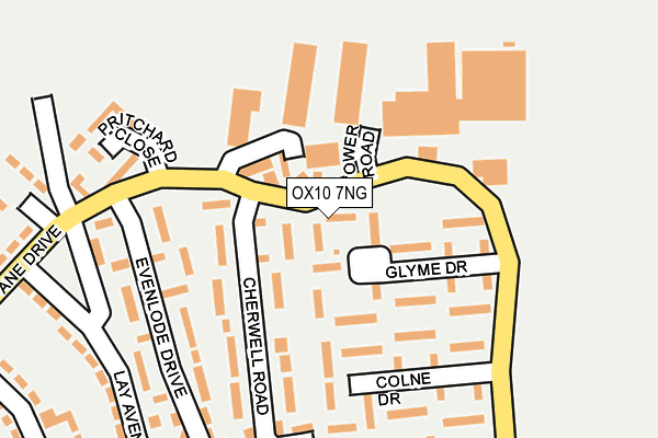 OX10 7NG map - OS OpenMap – Local (Ordnance Survey)