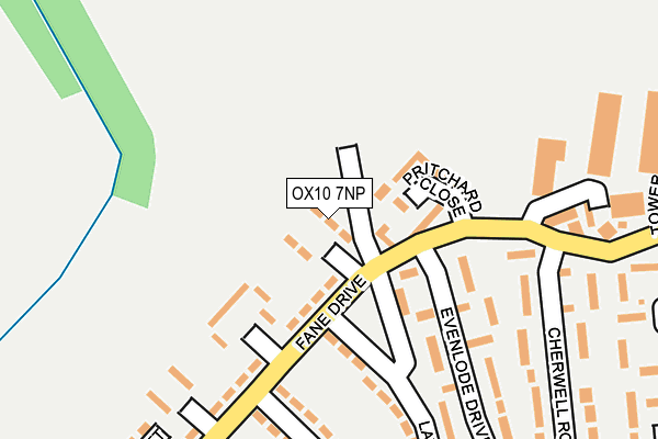 OX10 7NP map - OS OpenMap – Local (Ordnance Survey)