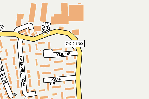 OX10 7NQ map - OS OpenMap – Local (Ordnance Survey)