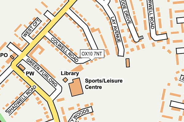 OX10 7NT map - OS OpenMap – Local (Ordnance Survey)