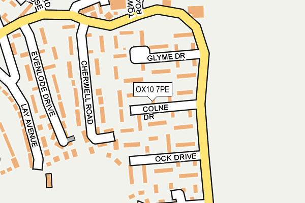 OX10 7PE map - OS OpenMap – Local (Ordnance Survey)